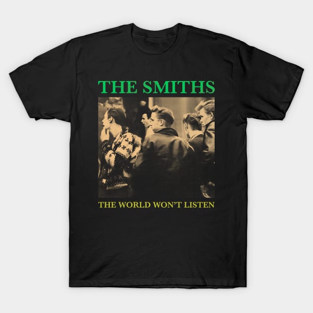 The Smiths - Pencil Drawing Style T-Shirt by Black Red Store